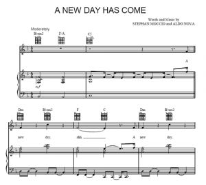 A new day has come - Celine Dion - ноты к песне - Purple Market Area
