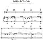 Set Fire To The Rain
