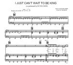 I Just Can't Wait to Be King (El Rey León)