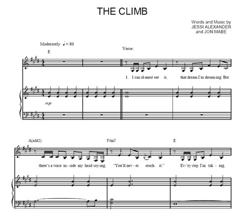 скачать песню the climb