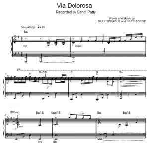 Vía Dolorosa - Sandi Patty - sheet music - Purple Market Area