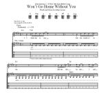 Won't go home without you (табулатура)